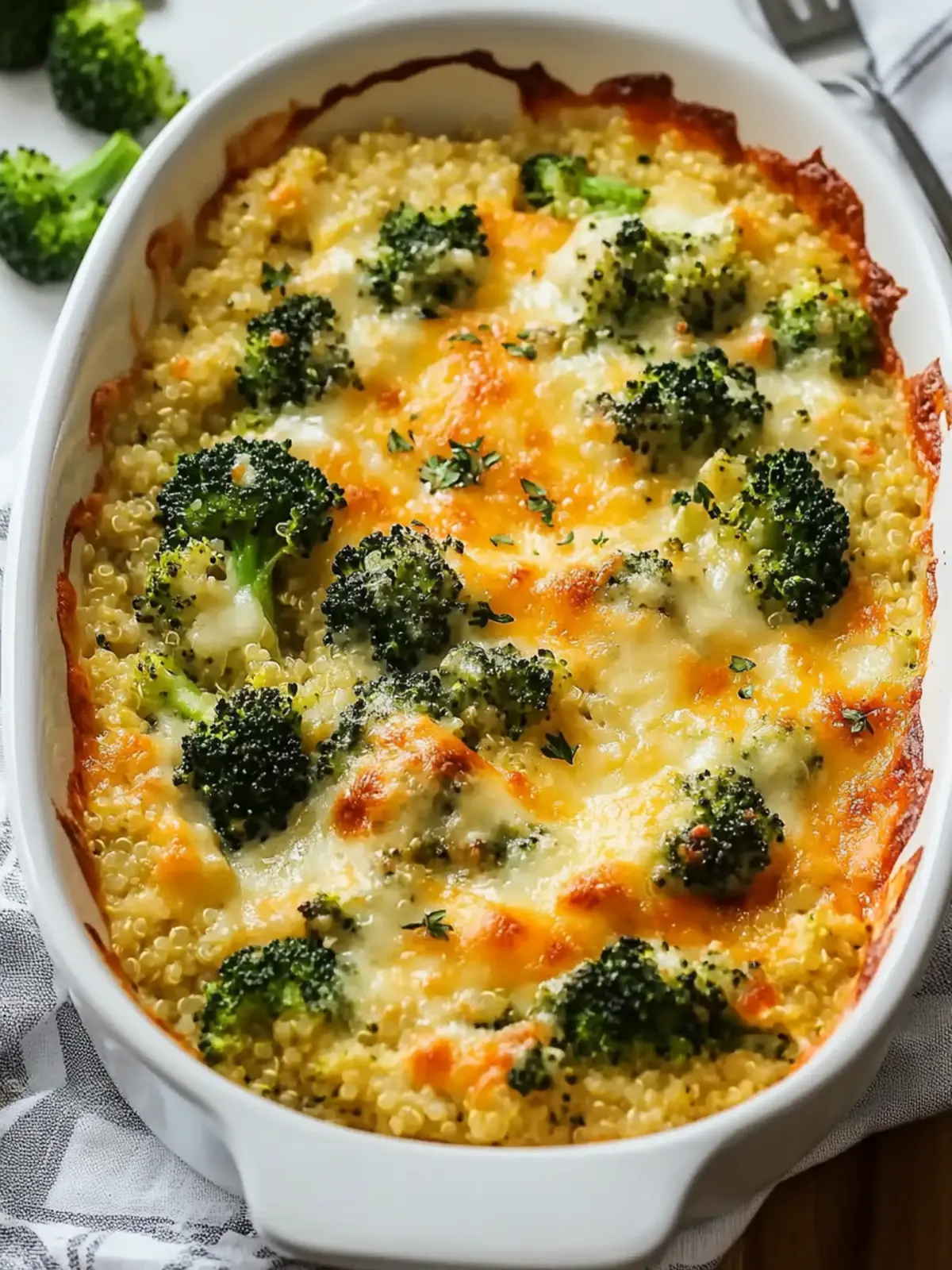 Creamy Quinoa Broccoli and Cheese Casserole You'll Crave 5 Creamy Quinoa Broccoli and Cheese Casserole