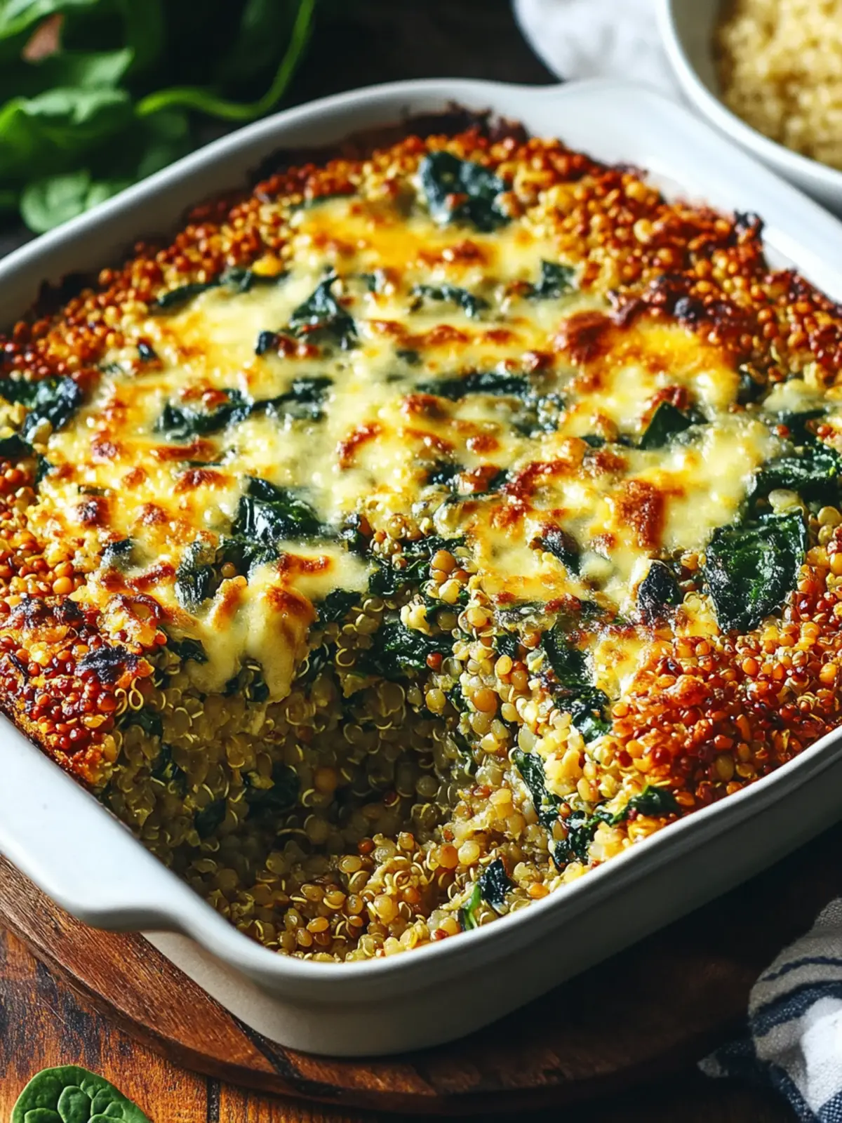 Quinoa Lentil Spinach Bake: Comfort Food You’ll Crave 4 Quinoa Lentil Spinach Bake