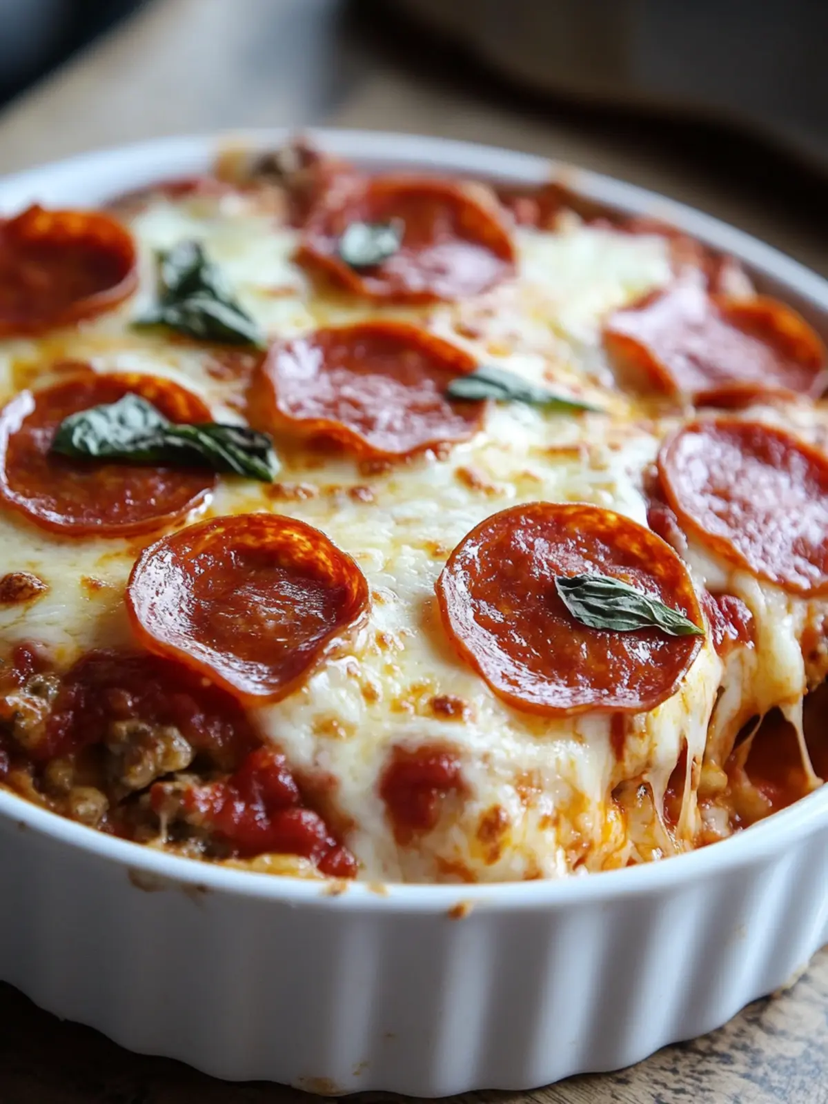 Satisfy Cravings with Pizza Casserole Low Carb Delight 3 Pizza Casserole Low Carb