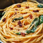 Creamy Spaghetti & Spinach with Sun-Dried Tomato Bliss 8 Spaghetti & Spinach with Sun-Dried Tomato Cream Sauce: An Incredible Ultimate Recipe