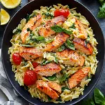 Creamy Salmon Orzo in 30 Minutes: A One-Pan Delight 7 Salmon Orzo