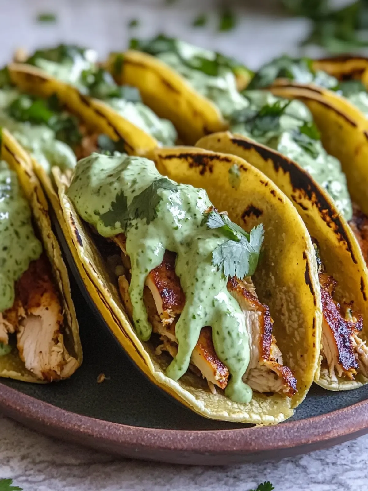 Salsa Verde Chicken Tacos Recipe for Easy Weeknight Delights 3 Salsa Verde Chicken Tacos Recipe Easy Weeknight Dinner with Cilantro Lime Crema