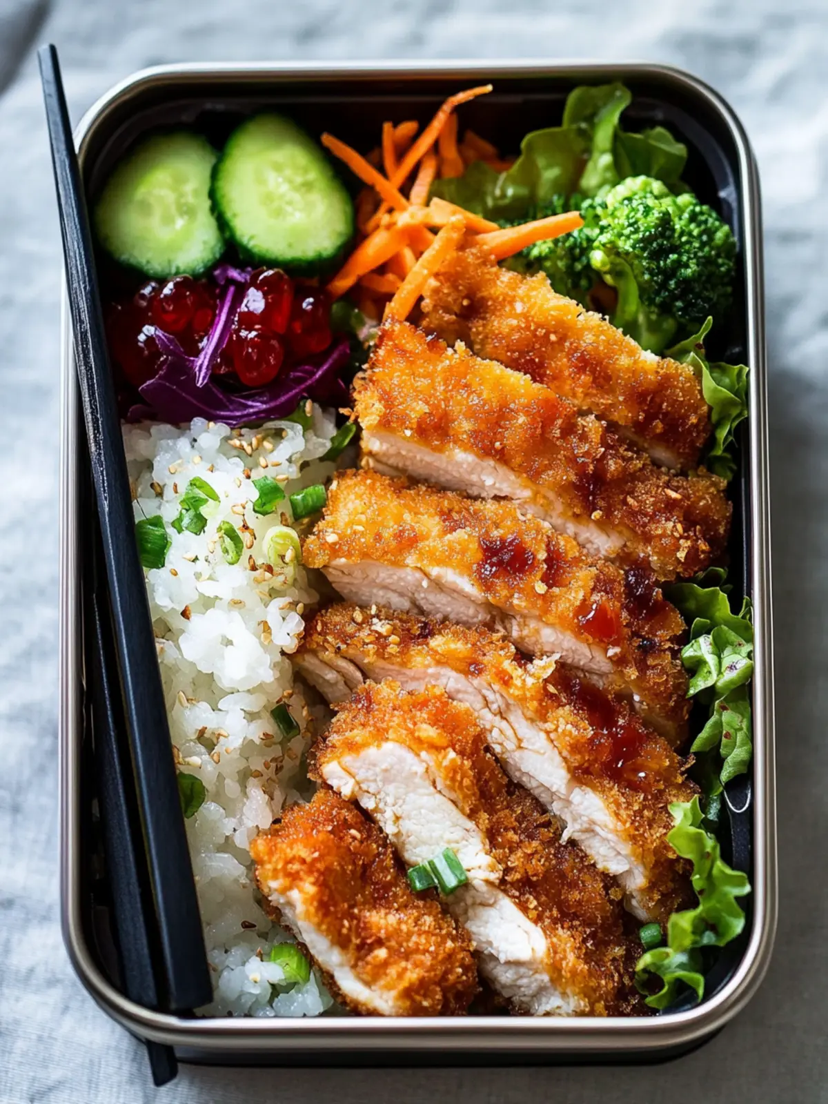 Savor the Best Chicken Katsu Bento Box: Easy Japanese Lunch Idea 4 Chicken Katsu Bento Box (Easy Japanese Lunch Idea)