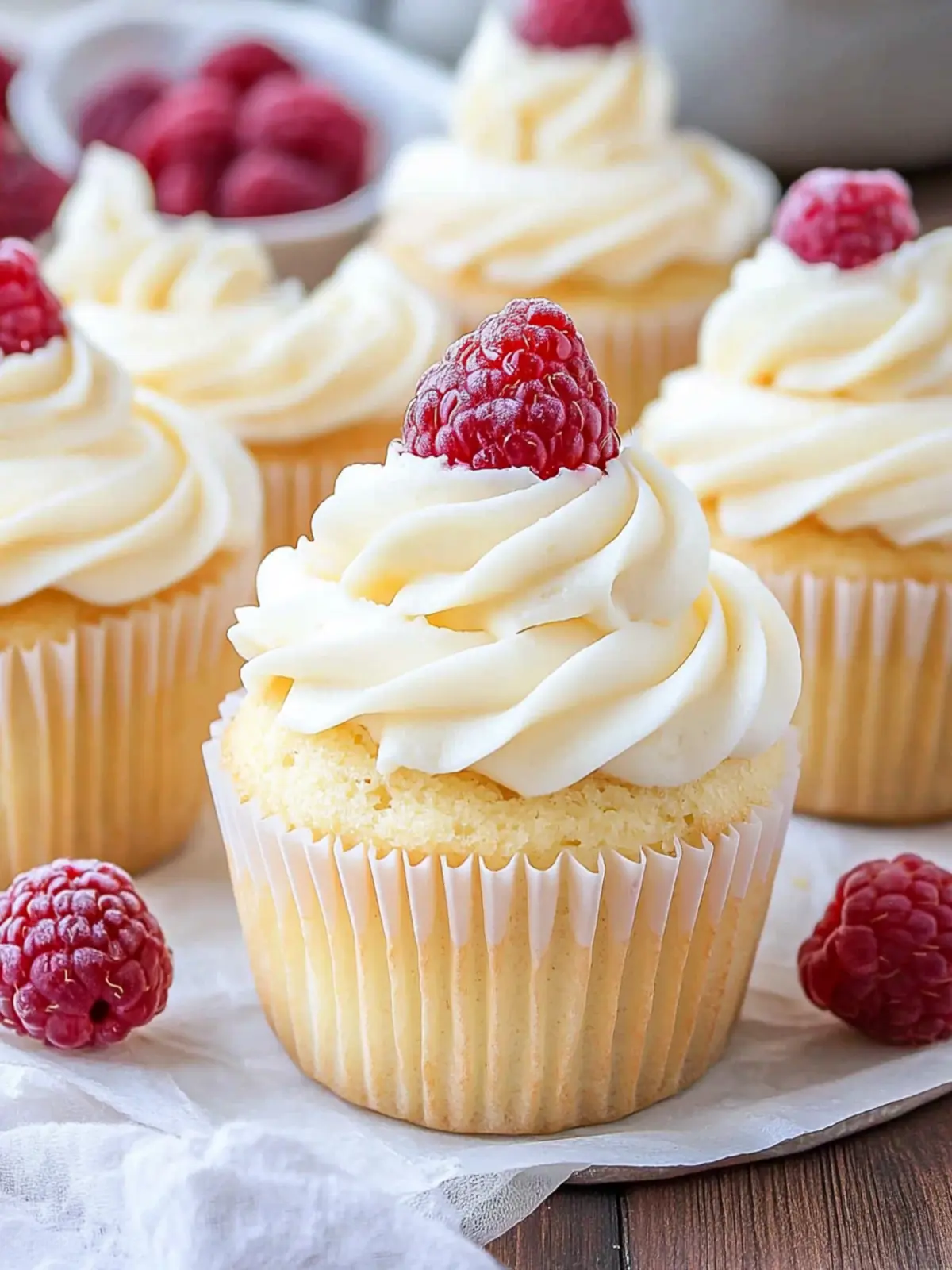 Almond Wedding Cake Cupcakes with Raspberry Filling Bliss 4 Almond Wedding Cake Cupcakes with Raspberry Filling