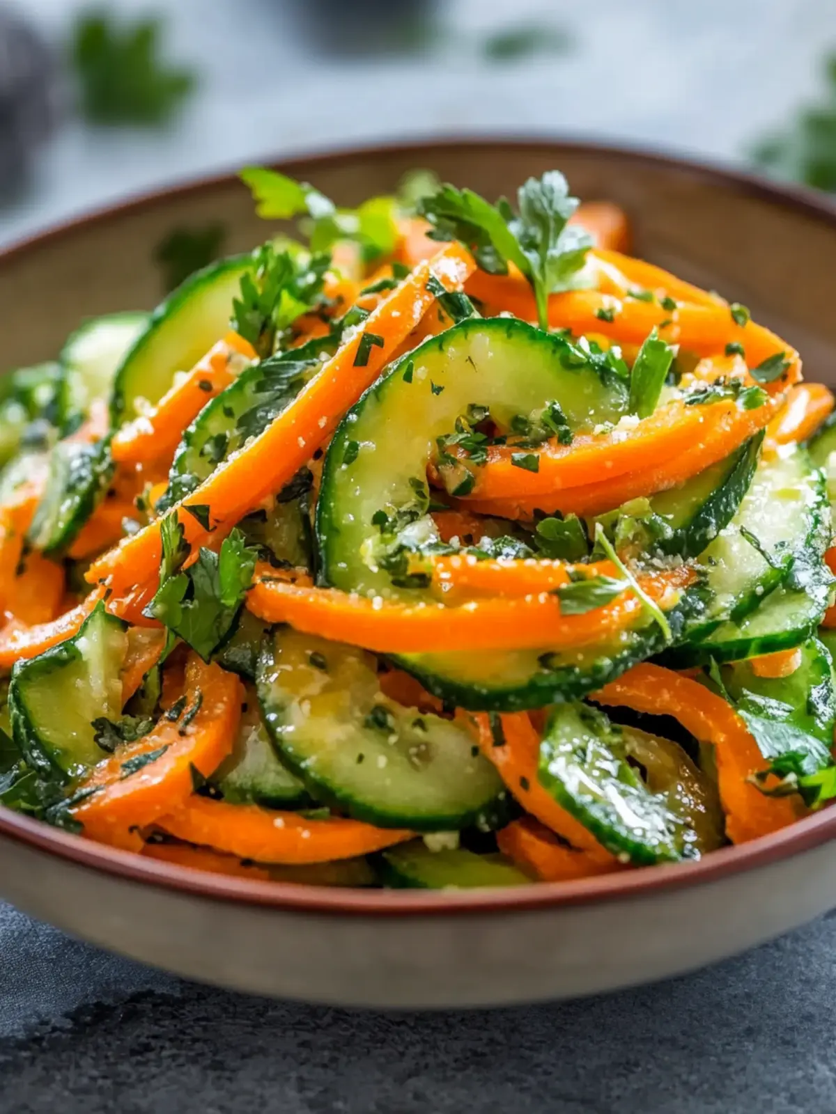 Cucumber Carrot Salad in 15 Minutes for a Big Crunch Delight 4 Cucumber Carrot Salad (15 Minutes, Big Crunch!)