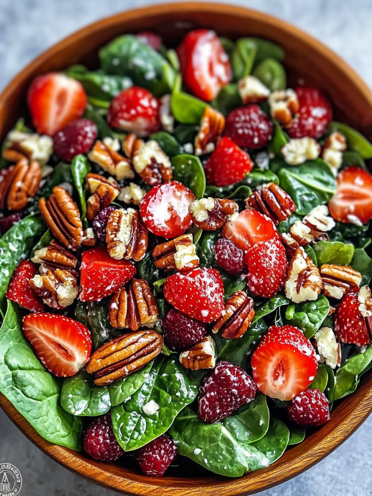 Fresh Spinach Strawberry Salad with Pecans: A Delightful Boost 3 Spinach Strawberry Salad with Pecans
