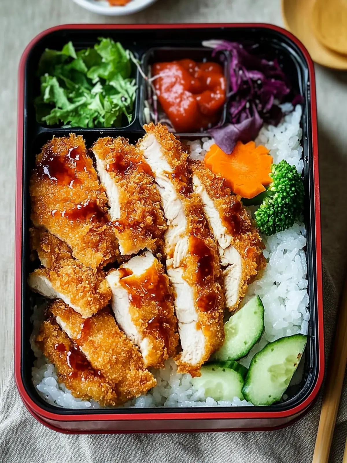 Savor the Best Chicken Katsu Bento Box: Easy Japanese Lunch Idea 2 Chicken Katsu Bento Box (Easy Japanese Lunch Idea)