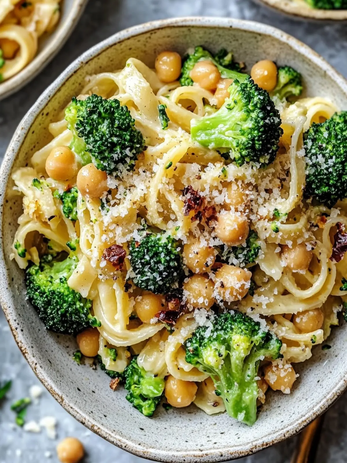 Delicious Broccoli Chickpea Pasta with Garlic Olive Oil Magic 4 Broccoli Chickpea Pasta with Garlic Olive Oil