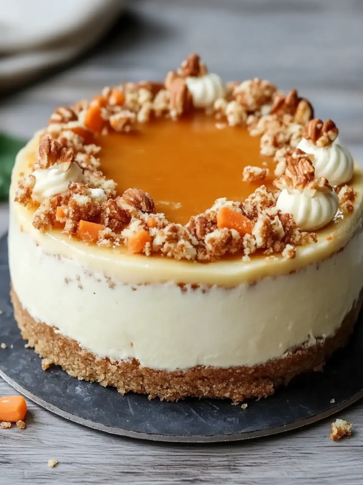 Carrot Cake Cheesecake: Indulge in a Creamy Classic Twist 3 Carrot Cake Cheesecake: A Delicious Twist on Two Classics