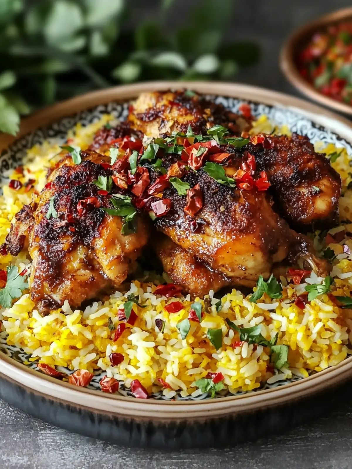 Flavorful Persian Saffron Chicken with Crispy Tahdig Delight 3 Flavorful Persian Saffron Chicken Recipe with Crispy Tahdig Rice