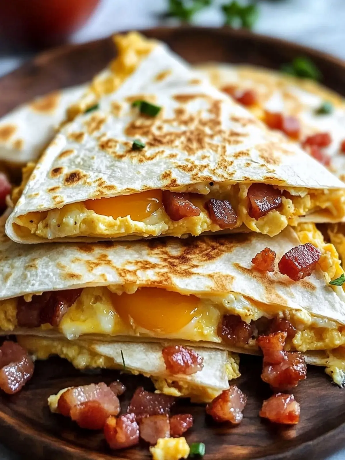 Bacon Egg and Cheese Breakfast Quesadillas That Wow Mornings 2 Bacon Egg and Cheese Breakfast Quesadillas