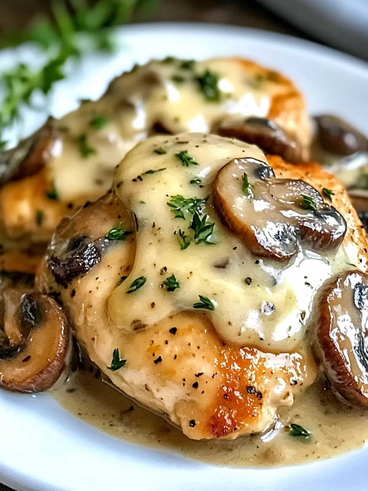 Mushroom Asiago Chicken: Comfort Food Your Family Craves 2 Mushroom Asiago Chicken: Comfort Food Your Family Will Love