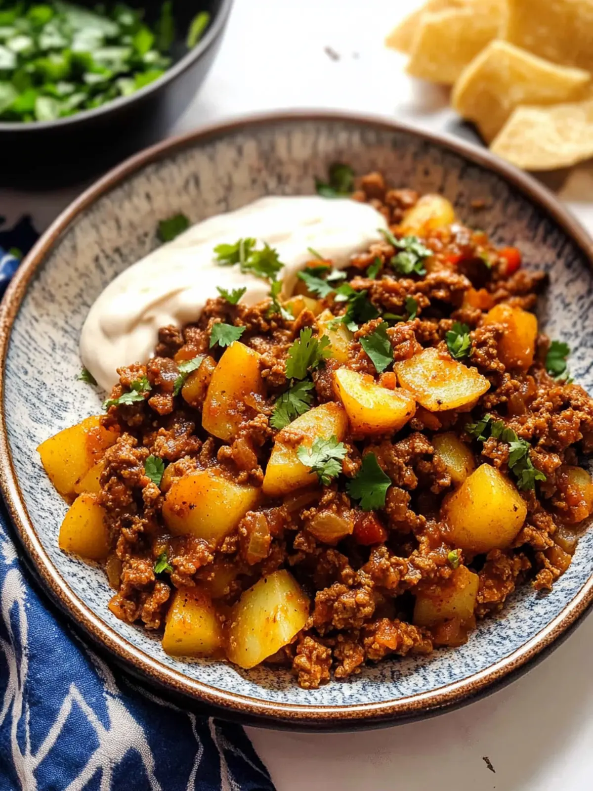 Savor Mexican Picadillo: Flavorful Beef & Potato Skillet Delight 5 Mexican Picadillo (Beef & Potato)