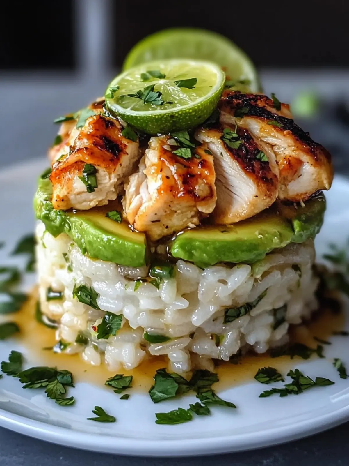 Honey Lime Chicken & Avocado Rice Stack: 30-Minute Delight 5 Honey Lime Chicken & Avocado Rice Stack (The Ultimate Fresh & Zesty Layered Feast)