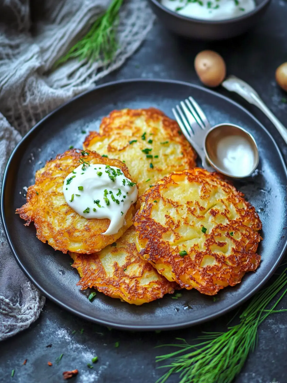 Crispy German Potato Pancakes (Kartoffelpuffer) in 30 Minutes 6 German Potato Pancakes (Kartoffelpuffer)