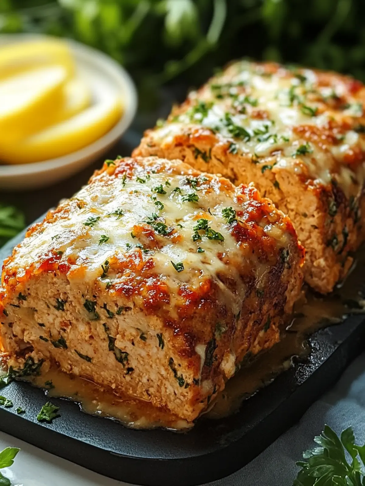 Garlic Parmesan Chicken Meatloaf Recipe Made Irresistibly Juicy 3 Garlic Parmesan Chicken Meatloaf Recipe
