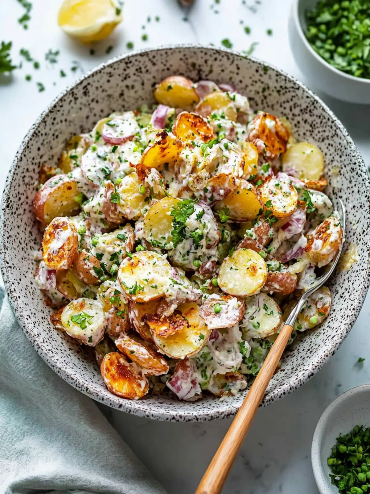 Viral Crispy Smashed Potato Salad That Will Wow Your Taste Buds 5 Viral Crispy Smashed Potato Salad