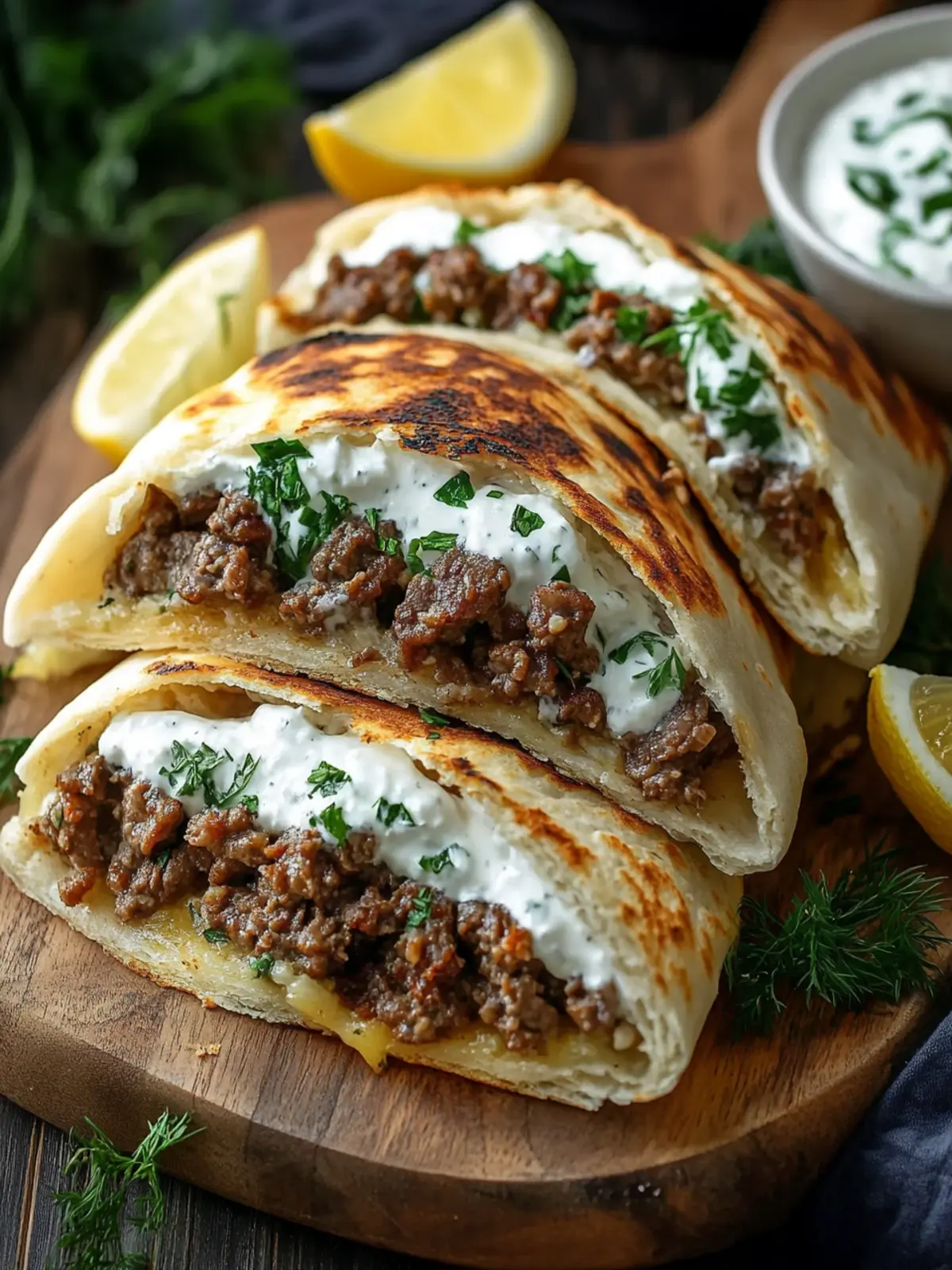 Greek Beef Stuffed Pita with Lemon Garlic Yogurt – 5 Must-Try Perks 2 Greek Beef Stuffed Pita with Lemon Garlic Yogurt – 5 Irresistible Reasons
