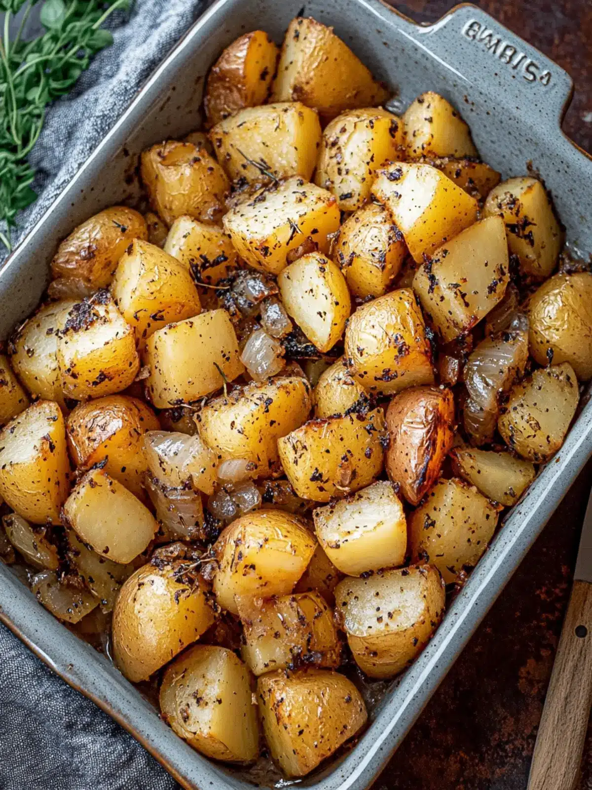 Oven Baked Amish Roasted Potatoes and Onions You'll Love! 3 Oven Baked Amish Roasted Potatoes and Onions
