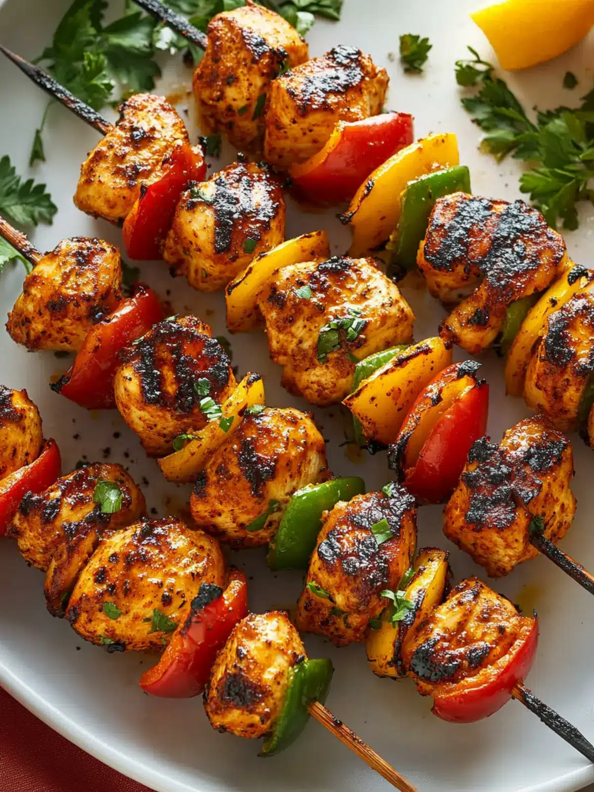 Cajun Chicken Grilled Skewers: Zesty Flavors in Every Bite 3 Cajun Chicken Grilled Skewers