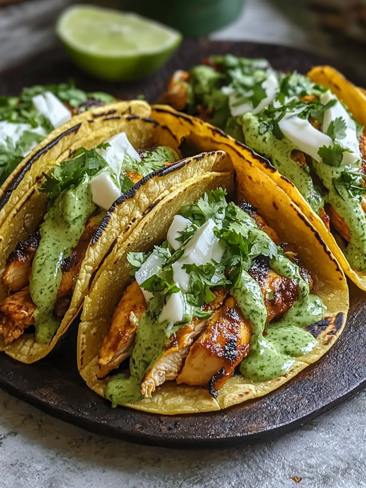Salsa Verde Chicken Tacos Recipe for Easy Weeknight Delights 5 Salsa Verde Chicken Tacos Recipe Easy Weeknight Dinner with Cilantro Lime Crema