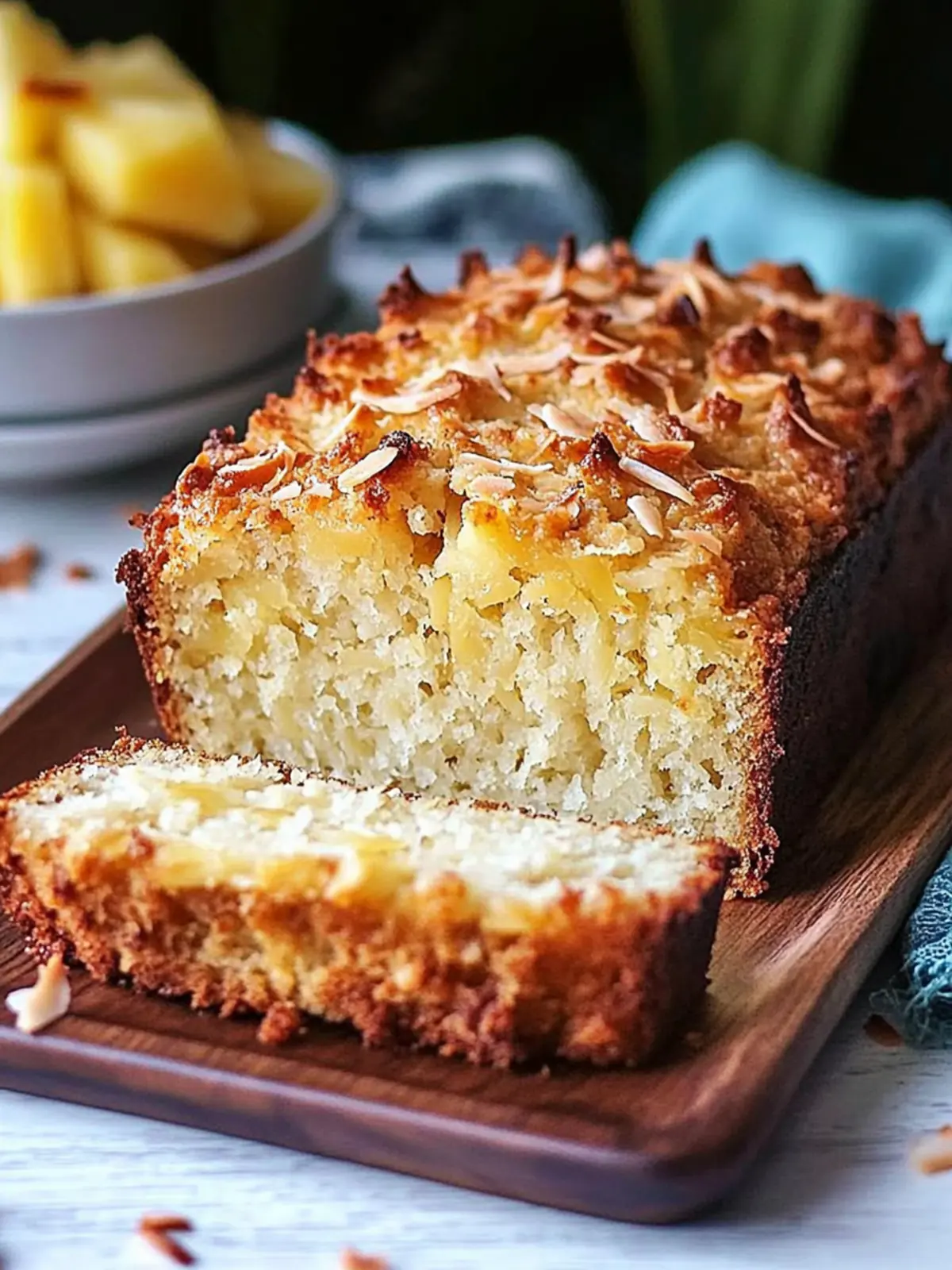 Delicious Hawaiian Pineapple Coconut Bread for Tropical Vibes 3 Hawaiian Pineapple Coconut Bread
