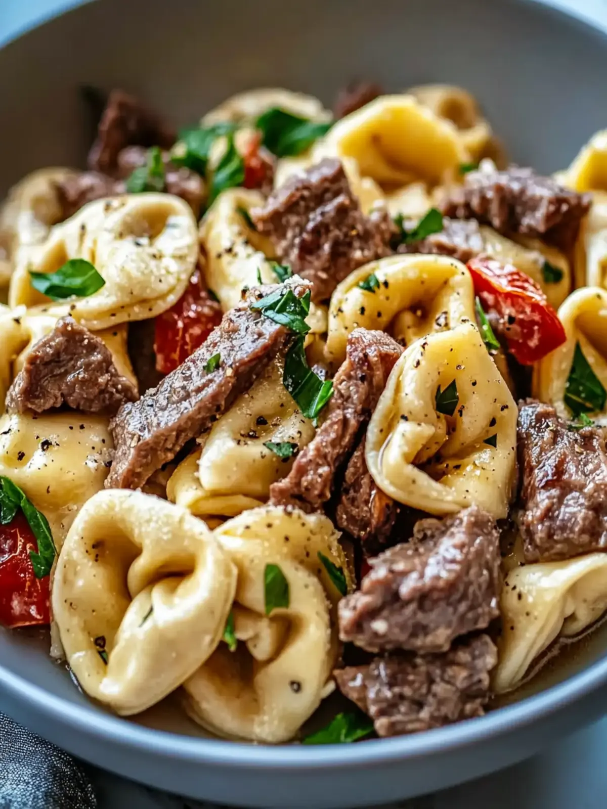 Indulge in Philly Cheesesteak Tortellini Pasta Bliss Tonight 4 Indulge in Philly Cheesesteak Tortellini Pasta Bliss