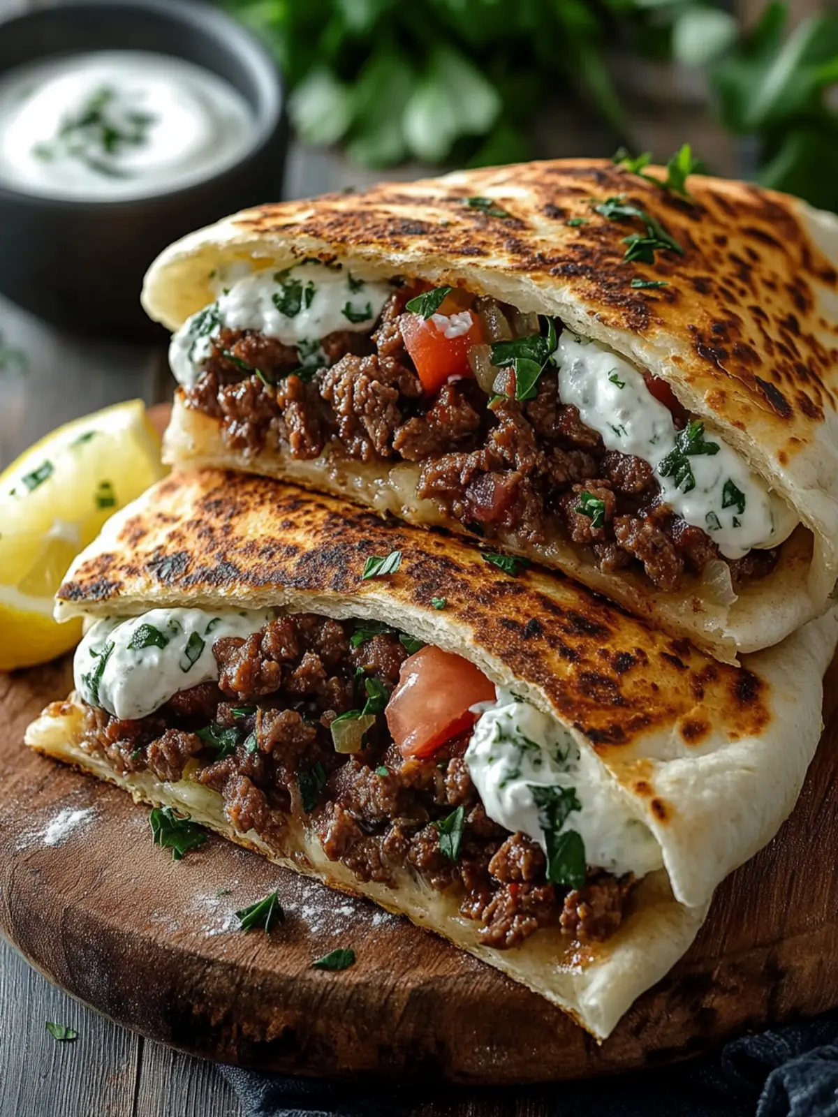Greek Beef Stuffed Pita with Lemon Garlic Yogurt – 5 Must-Try Perks 4 Greek Beef Stuffed Pita with Lemon Garlic Yogurt – 5 Irresistible Reasons