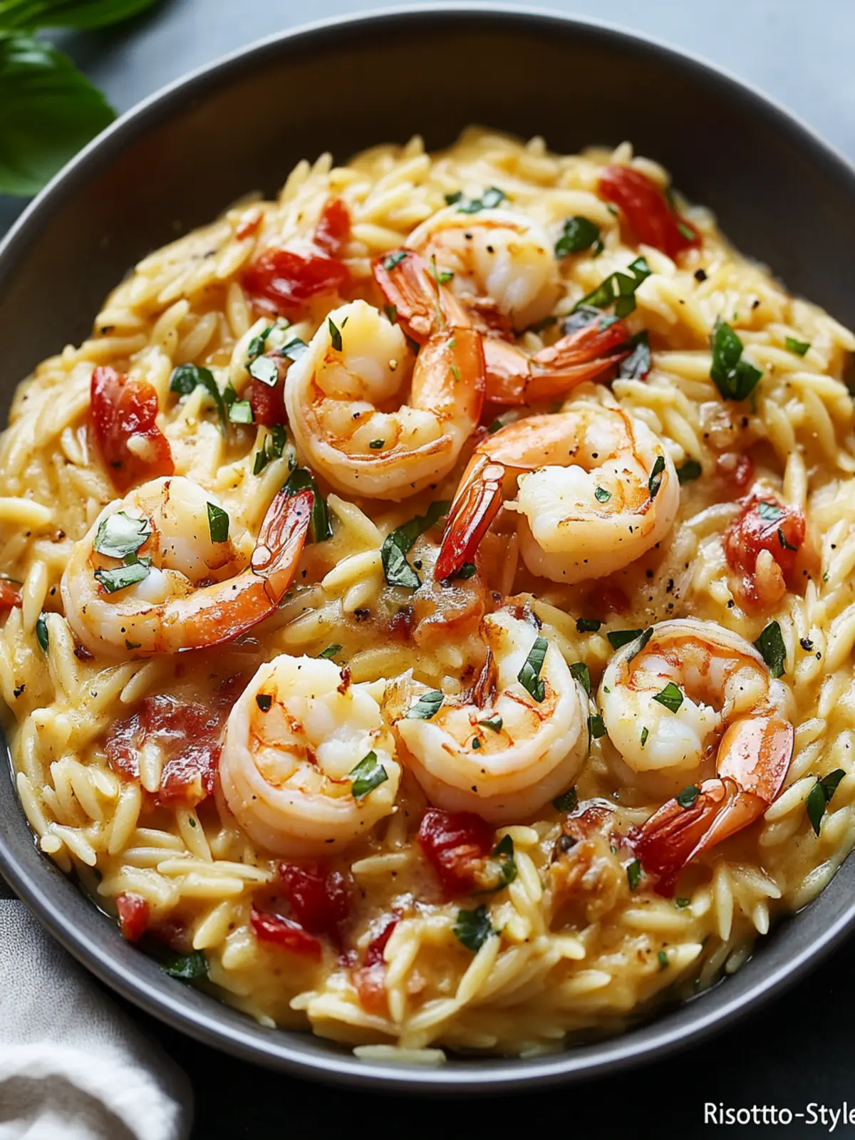 Creamy Garlic Shrimp Orzo The Ultimate One-Pot Comfort Meal 2 Creamy Garlic Shrimp Orzo (The “Risotto-Style” One-Pot Meal)