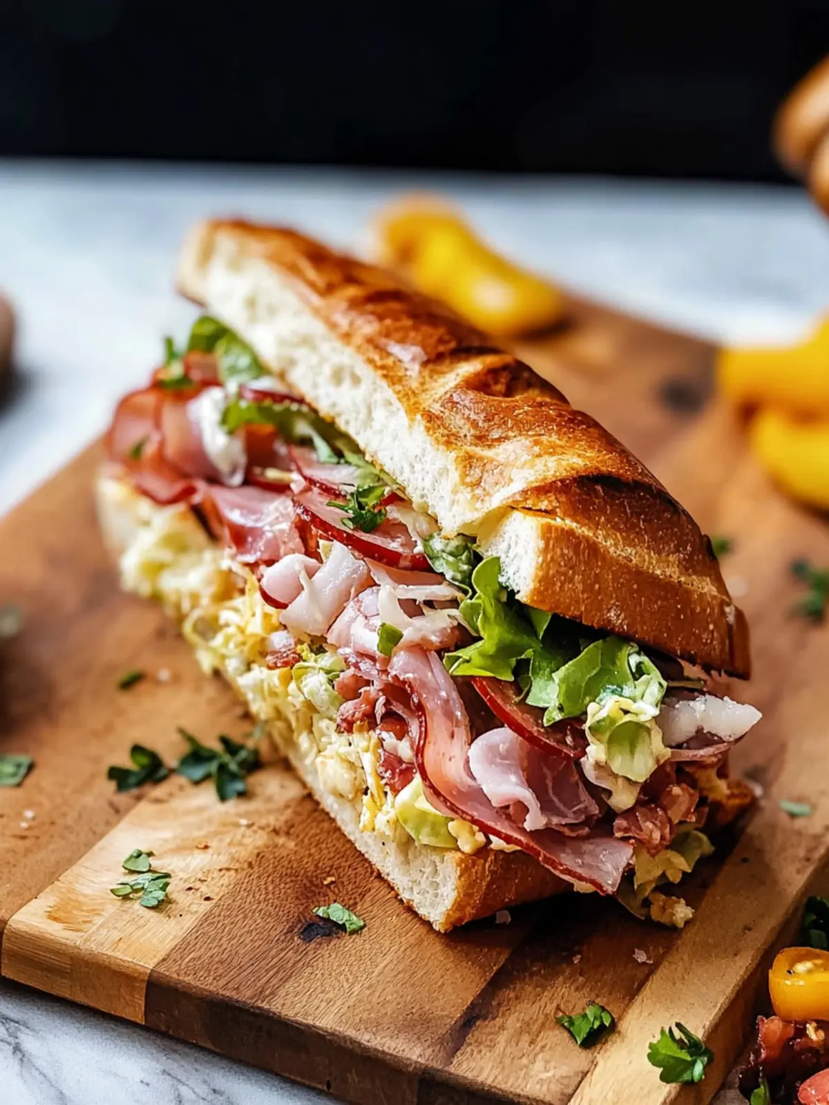 Ultimate Italian Grinder Sandwich: A TikTok Salad Delight 5 Italian Grinder Sandwich (TikTok Salad Sandwich)