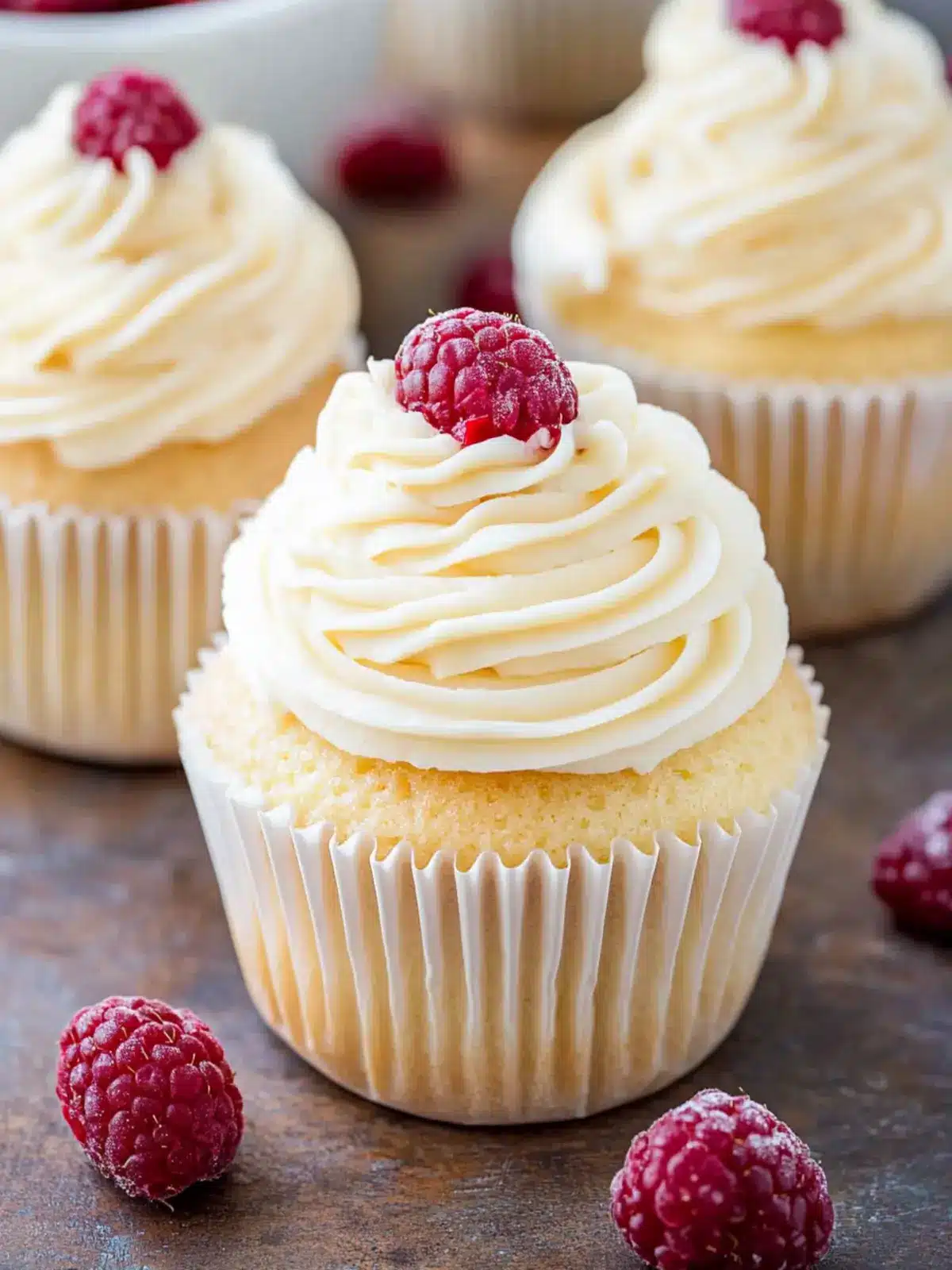 Almond Wedding Cake Cupcakes with Raspberry Filling Bliss 3 Almond Wedding Cake Cupcakes with Raspberry Filling