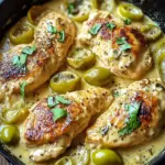 Creamy Pepperoncini Chicken Skillet Recipe – 30-Minute Wonder 6 Creamy Pepperoncini Chicken Skillet Recipe – Quick & Easy