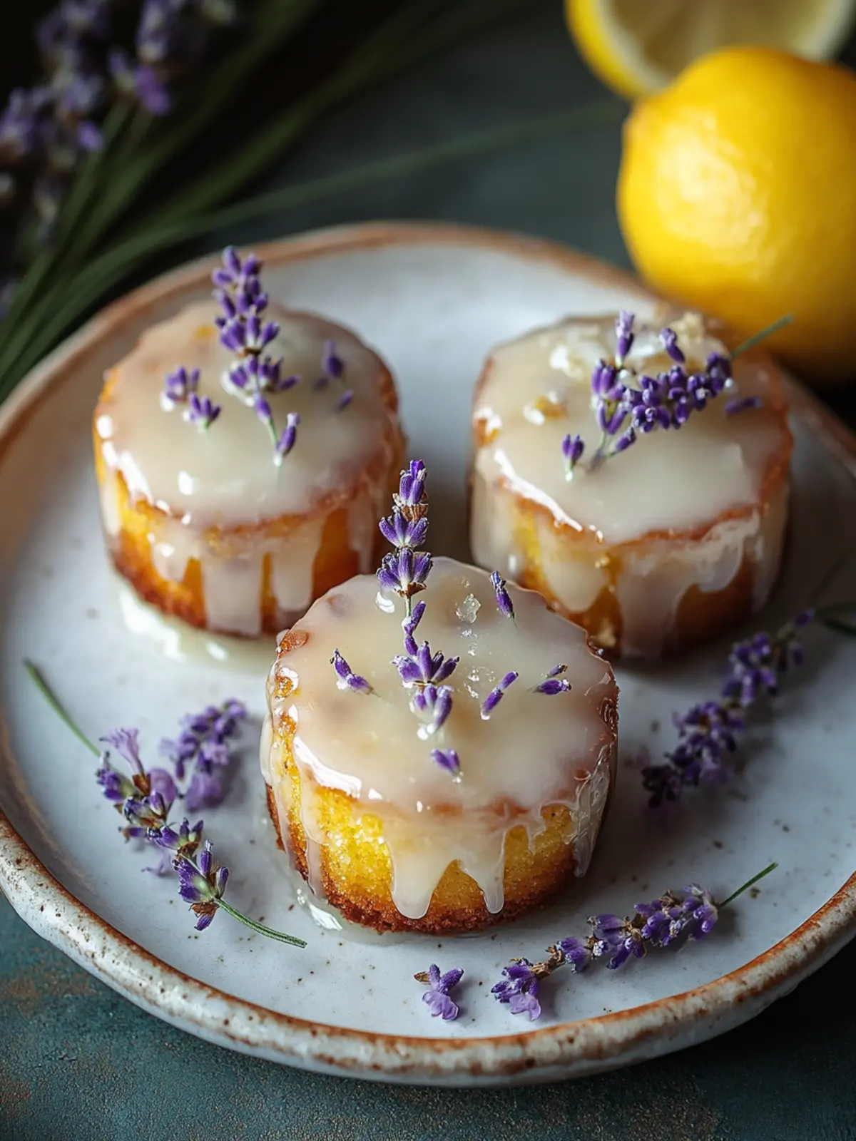 The Ultimate Mini Lemon Cakes with Lavender Glaze Delight 4 The Ultimate Mini Lemon Cakes with Lavender Glaze (Elegant & Easy!)