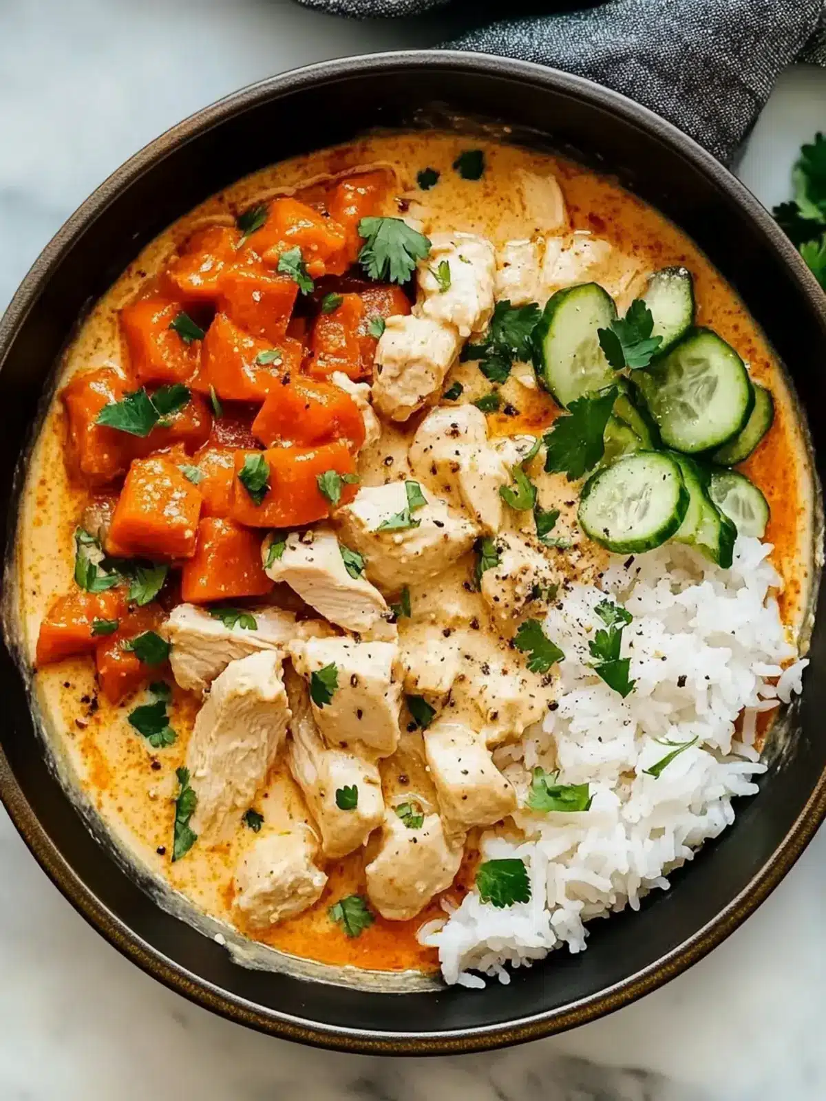 Creamy Coconut Chicken Rice Bowl Recipe for Quick Comfort 3 Creamy Coconut Chicken Rice Bowl Recipe