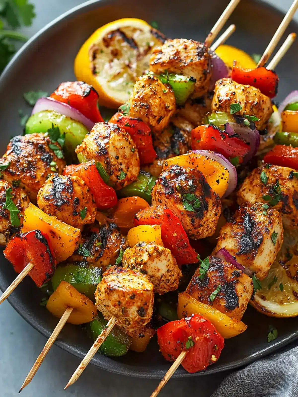 Cajun Chicken Grilled Skewers: Zesty Flavors in Every Bite 4 Cajun Chicken Grilled Skewers