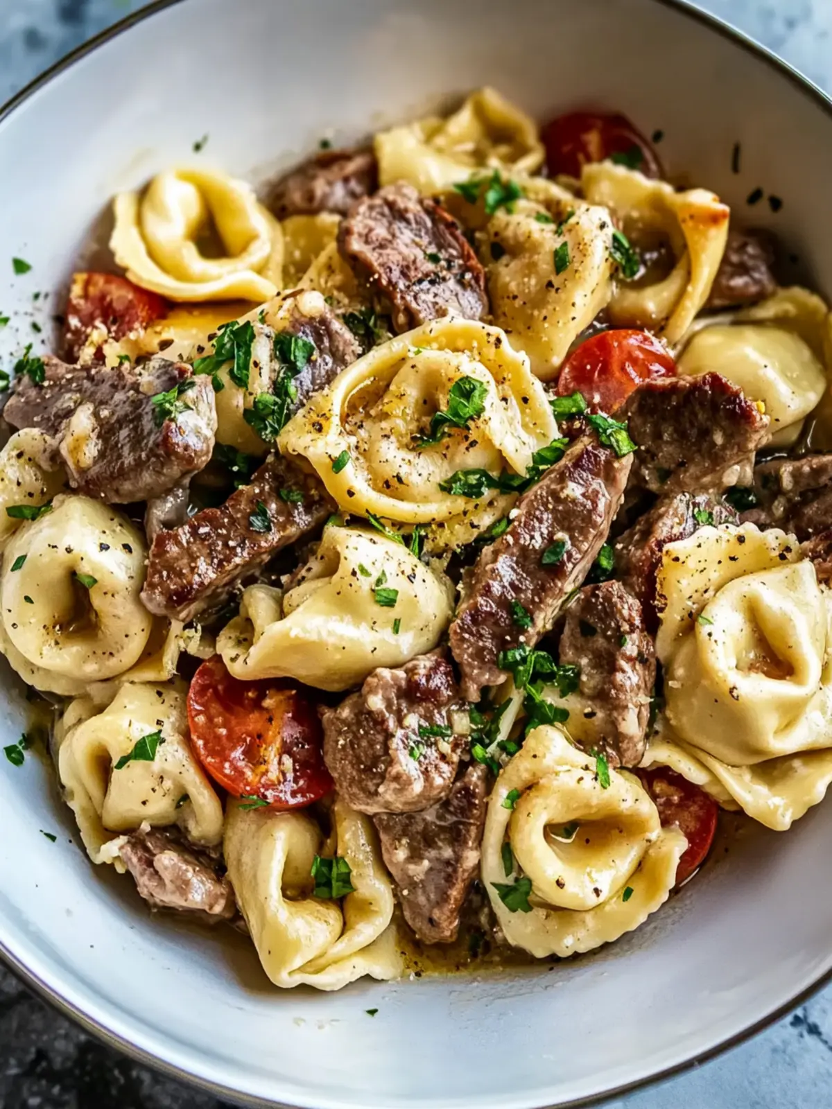 Indulge in Philly Cheesesteak Tortellini Pasta Bliss Tonight 2 Indulge in Philly Cheesesteak Tortellini Pasta Bliss