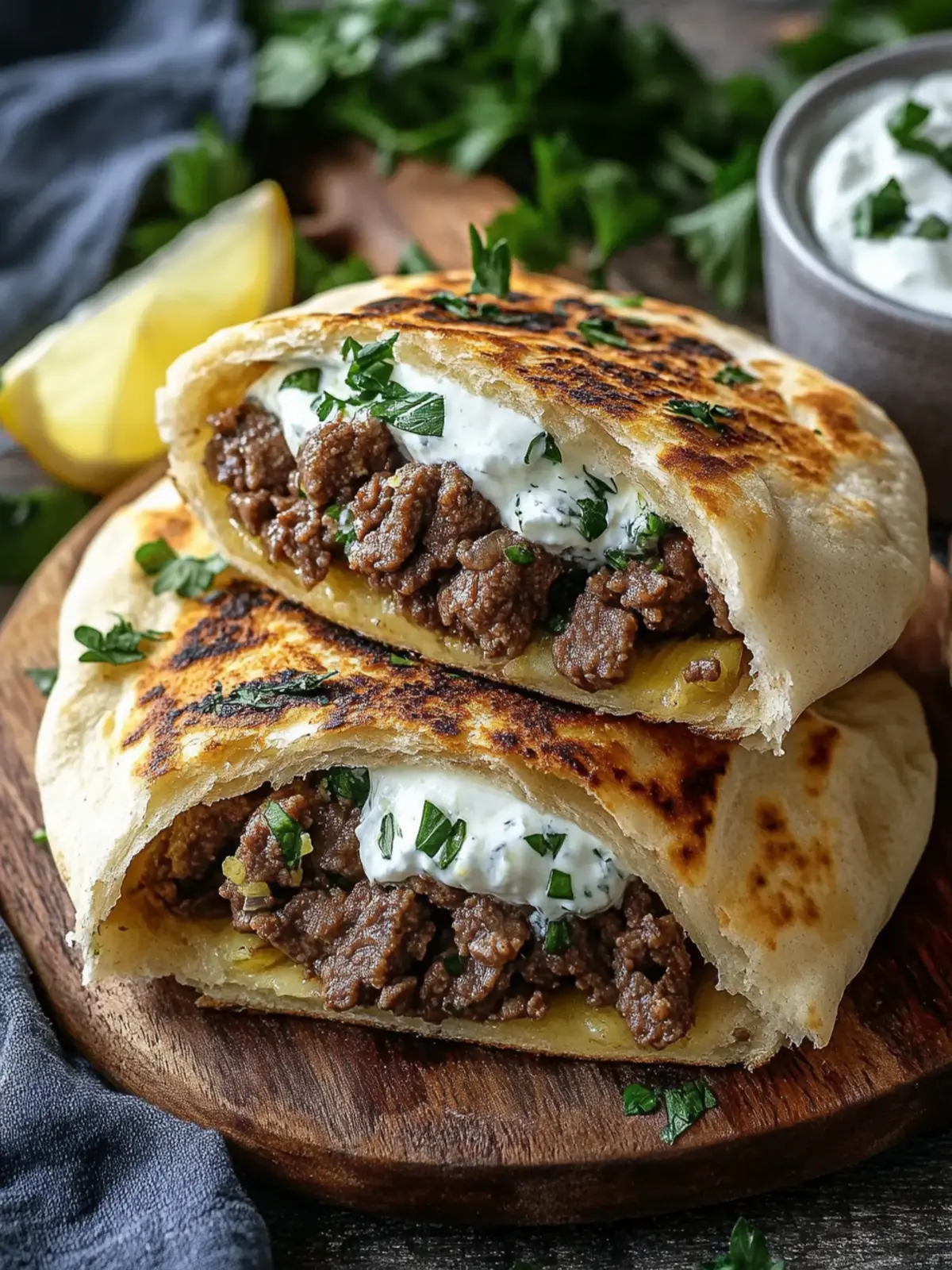 Greek Beef Stuffed Pita with Lemon Garlic Yogurt – 5 Must-Try Perks 3 Greek Beef Stuffed Pita with Lemon Garlic Yogurt – 5 Irresistible Reasons