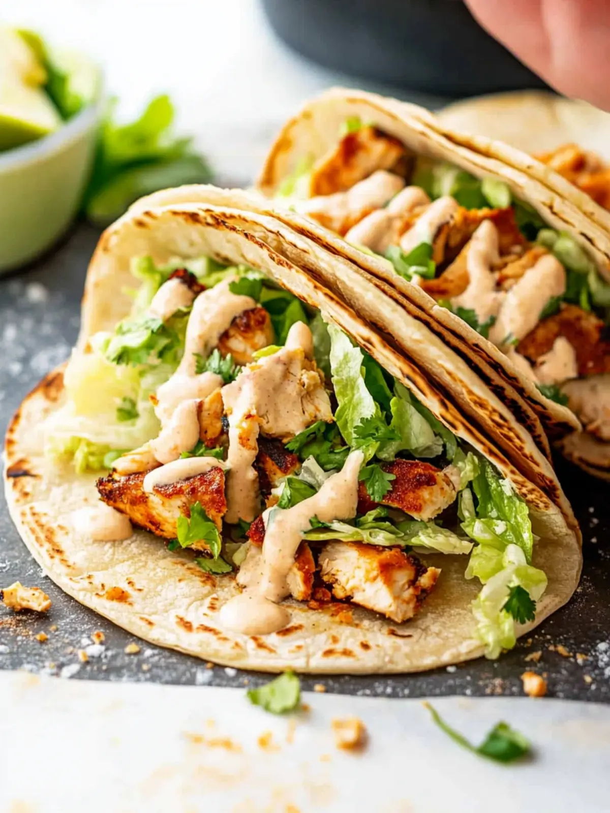 Savor Chicken Caesar Smash Tacos for a Flavorful Twist 2 Chicken Caesar Smash Tacos