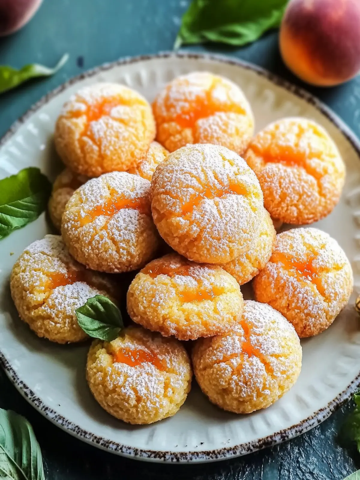Italian Peach Cookies: Irresistibly Juicy Jam-Filled Delights 2 Italian Peach Cookies, Irresistibly Juicy Jam-Filled Bites