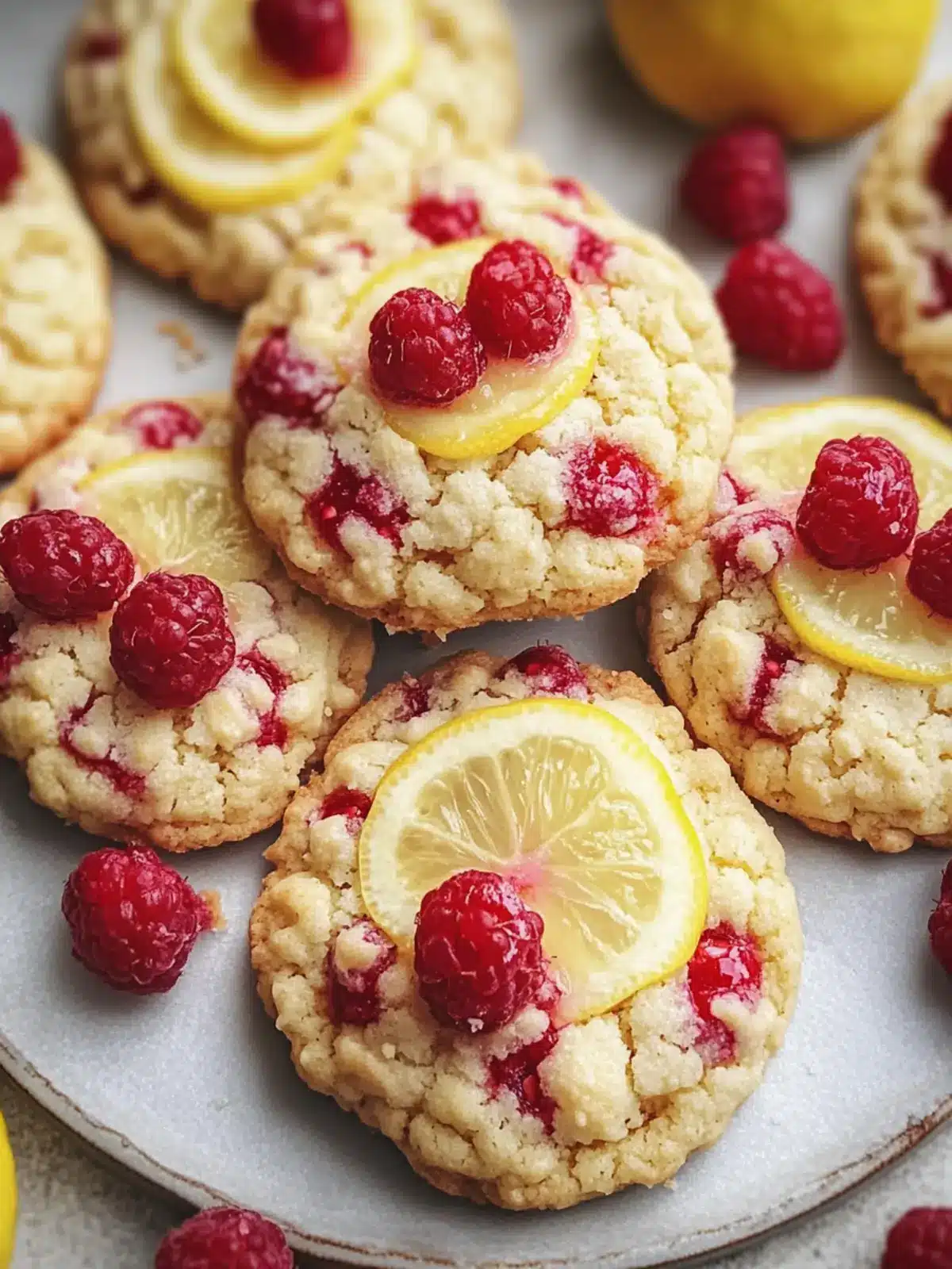 Lemon Raspberry Cookies: Summer's Sweetest Homemade Treat 4 Lemon Raspberry Cookies
