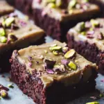 Decadent Pistachio Brownies with Irresistible Ganache Delight 7 Pistachio Brownies with Pistachio Ganache