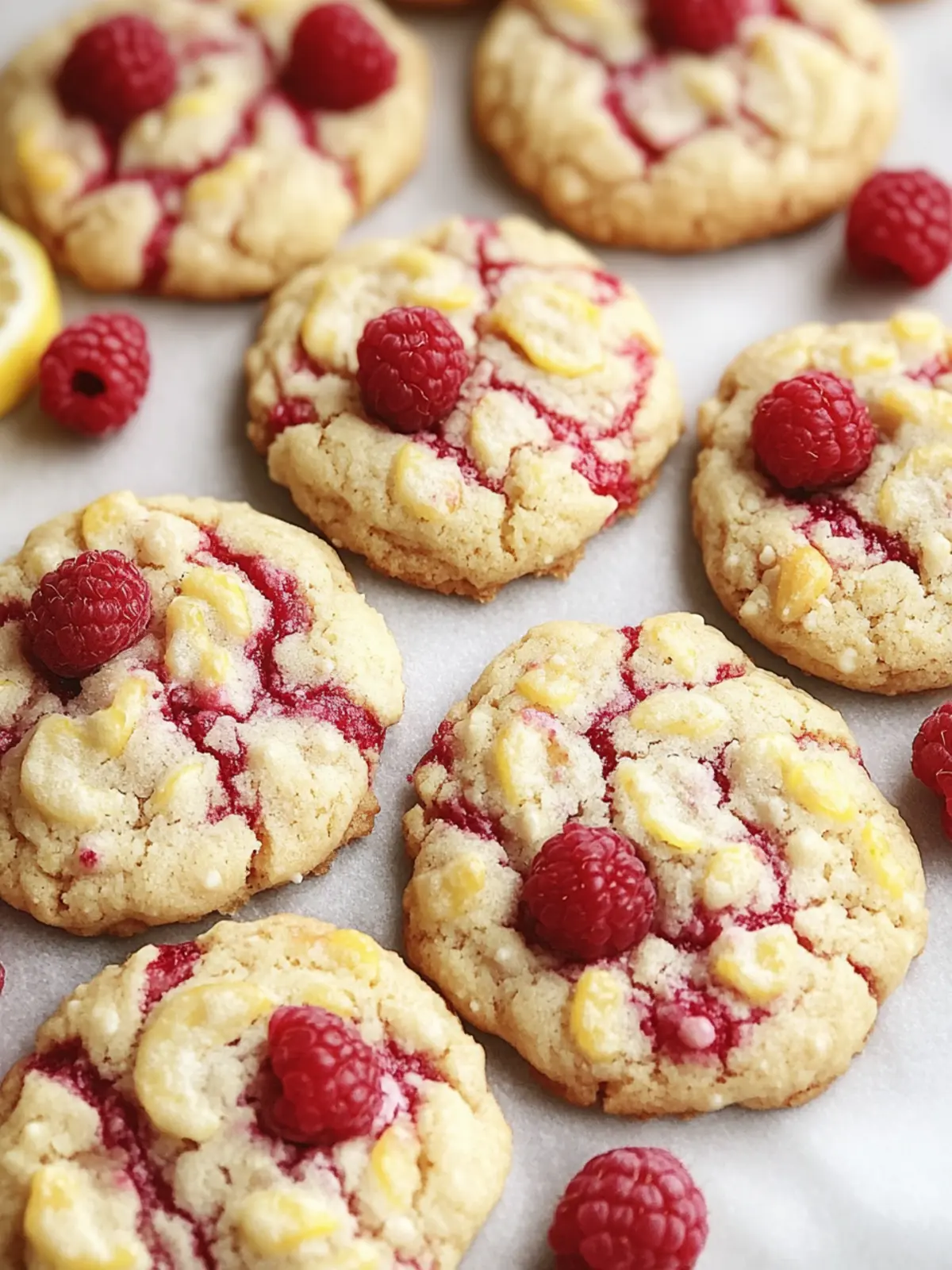 Lemon Raspberry Cookies: Summer's Sweetest Homemade Treat 3 Lemon Raspberry Cookies