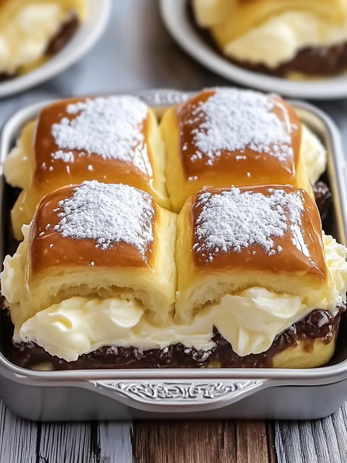 Delicious Boston Cream Pie Stuffed Hawaiian Rolls – Quick Desserts 2 Boston Cream Pie Stuffed Hawaiian Rolls – Quick Desserts Using Hawaiian Rolls