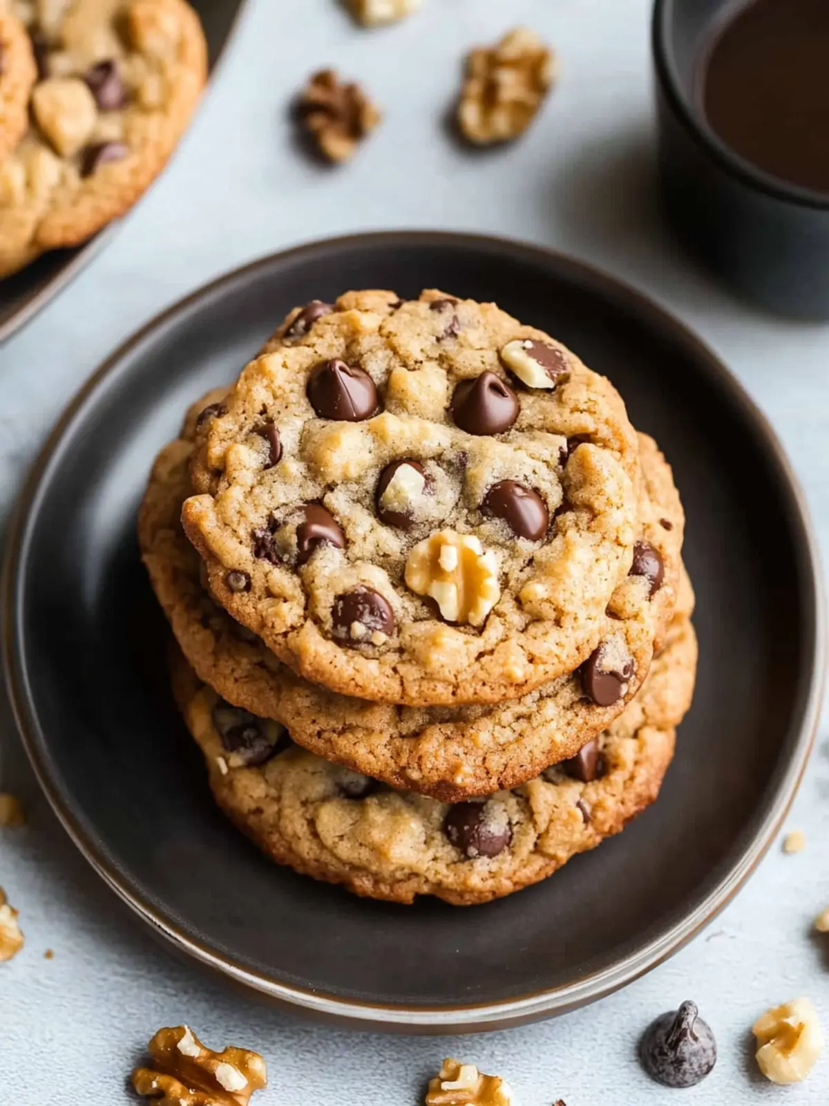 Decadent Walnut Chocolate Chip Cookies That Melt In Your Mouth 4 Walnut Chocolate Chip Cookies