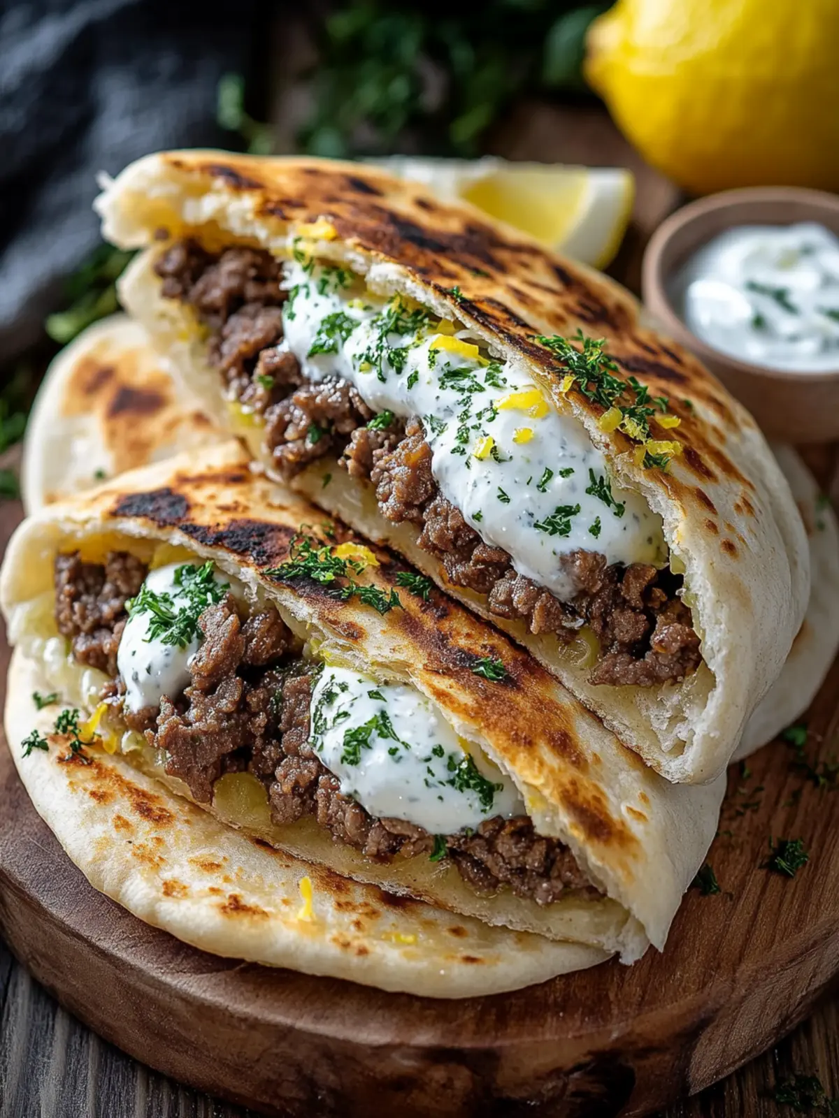 Greek Beef Stuffed Pita with Lemon Garlic Yogurt – 5 Must-Try Perks 5 Greek Beef Stuffed Pita with Lemon Garlic Yogurt – 5 Irresistible Reasons
