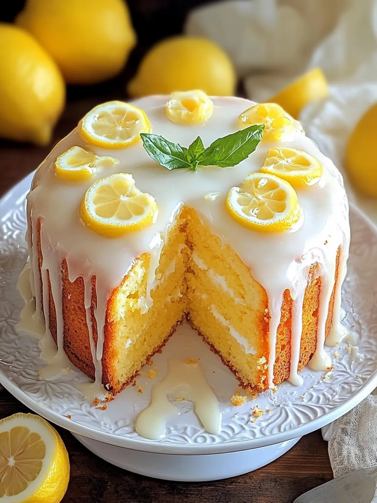 Fluffy Baking Lemon Cake with Zesty Glaze You'll Love 4 Fluffy Baking Lemon Cake with Zesty Glaze Delight