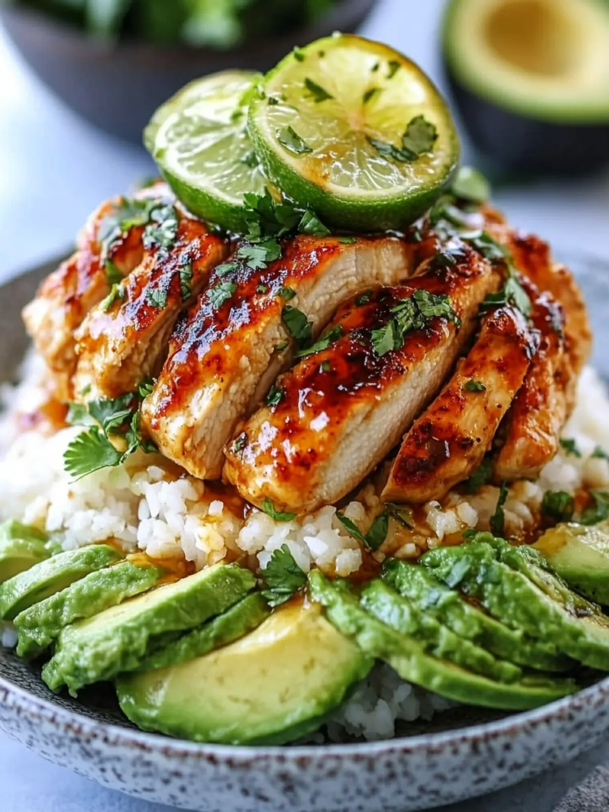 Honey Lime Chicken Avocado Bowls Easy Healthy Dinner Delight 2 Honey Lime Chicken Avocado Bowls Easy Healthy Dinner