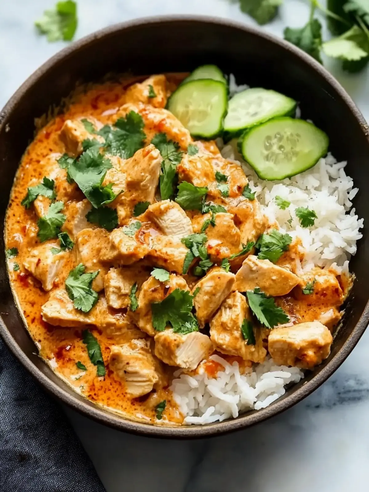 Creamy Coconut Chicken Rice Bowl Recipe for Quick Comfort 4 Creamy Coconut Chicken Rice Bowl Recipe
