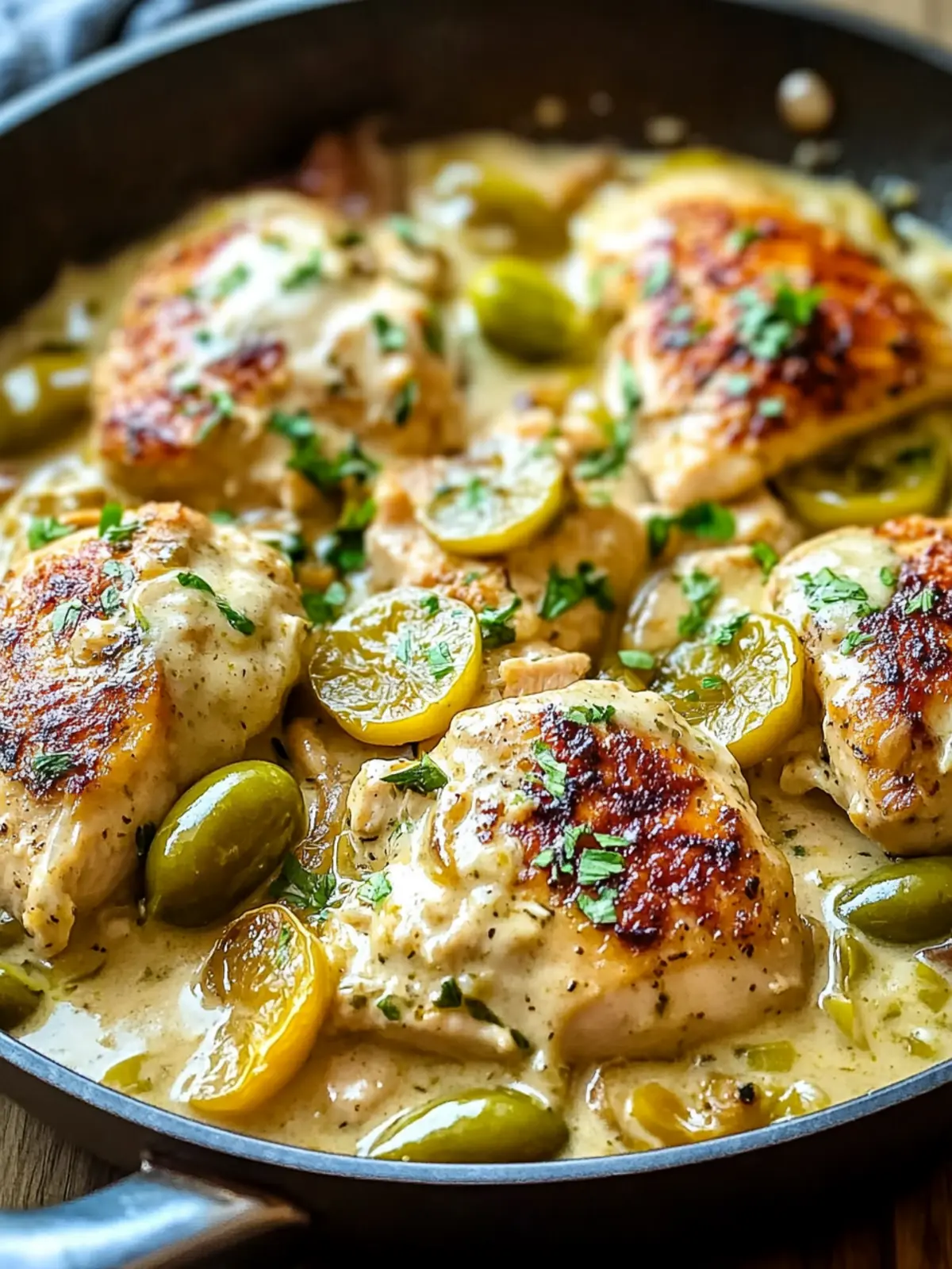 Creamy Pepperoncini Chicken Skillet Recipe – 30-Minute Wonder 2 Creamy Pepperoncini Chicken Skillet Recipe – Quick & Easy