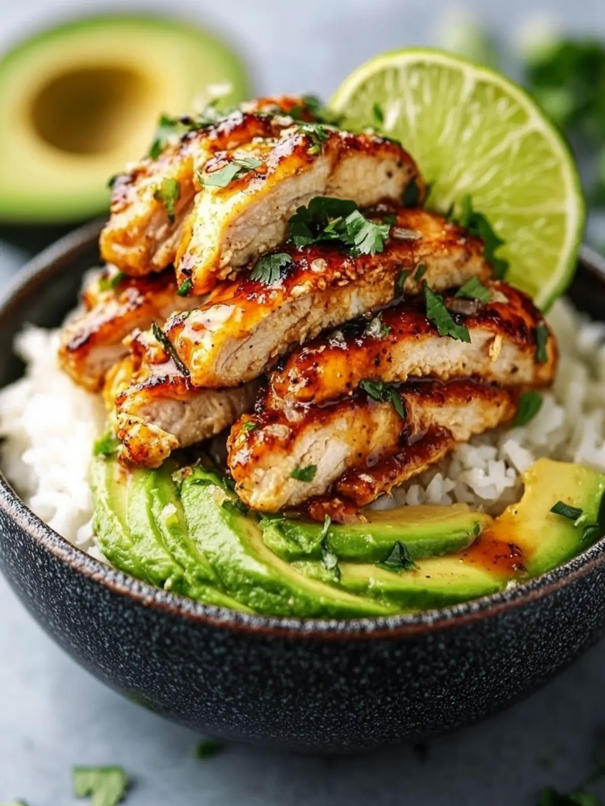 Honey Lime Chicken Avocado Bowls Easy Healthy Dinner Delight 3 Honey Lime Chicken Avocado Bowls Easy Healthy Dinner